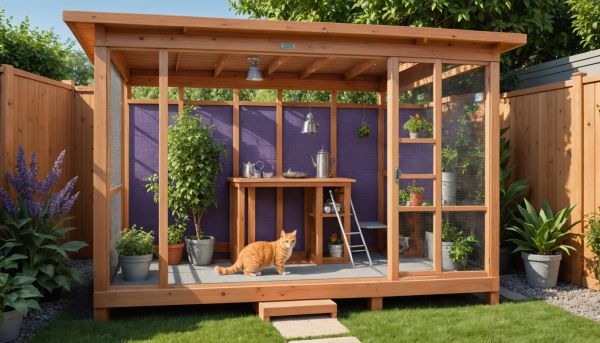 Comment aménager un espace extérieur sécurisé pour chat
