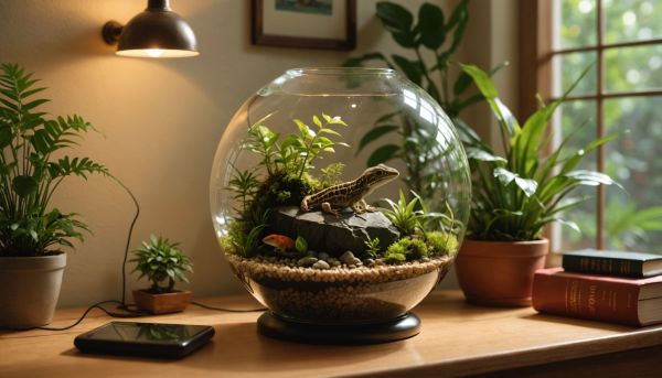 Comment maintenir la bonne température dans le terrarium